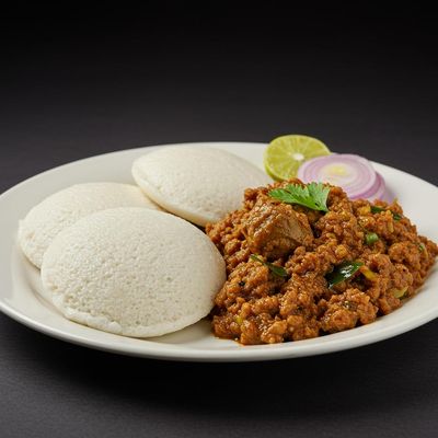 Idli Mutton Keema